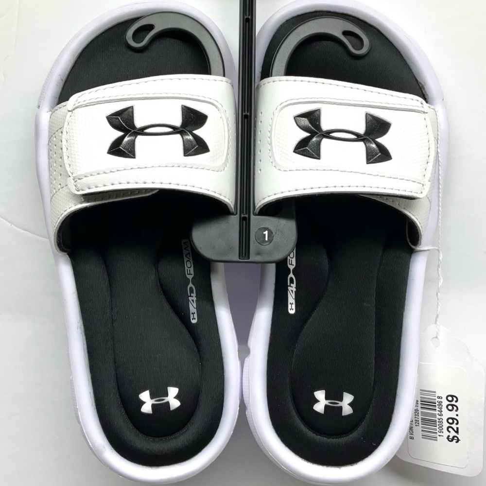 Under Armour Ignite V Slides Youth Size 1